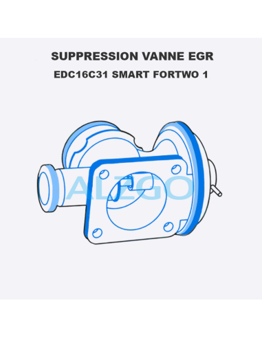 SUPPRESSION VANNE EGR EDC16C31 SMART...