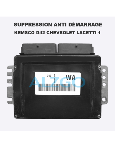 SUPPRESSION ANTI DEMARRAGE KEMSCO D42...