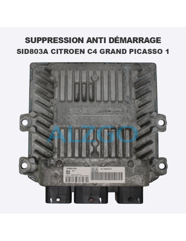SUPPRESSION ANTI DEMARRAGE SID803A...