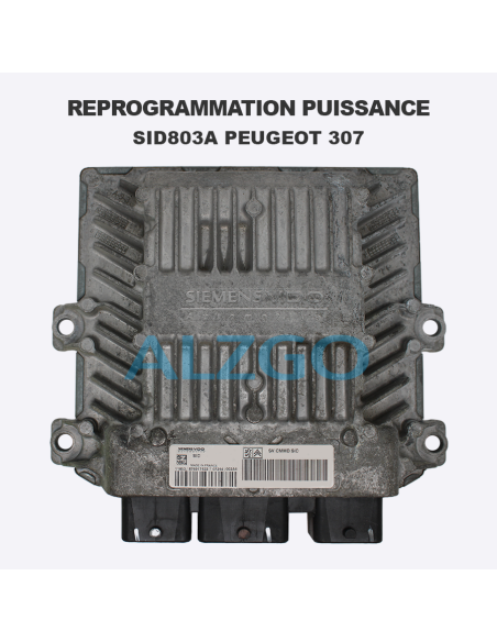 REPROGRAMMATION PUISSANCE MOTEUR SID803A PEUGEOT 307