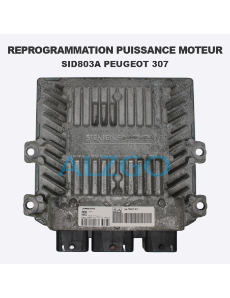 REPROGRAMMATION PUISSANCE MOTEUR SID803A PEUGEOT 307