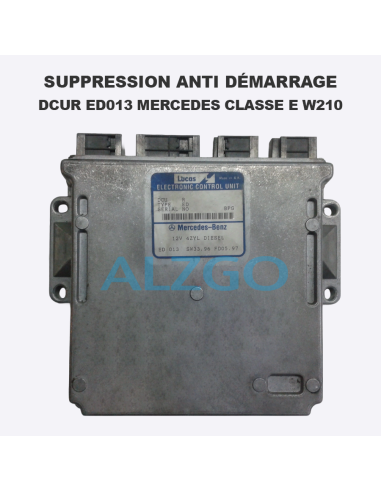 SUPPRESSION ANTI DEMARRAGE DCUR ED013...