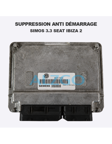 SUPPRESSION ANTI DEMARRAGE SIMOS 3.3...