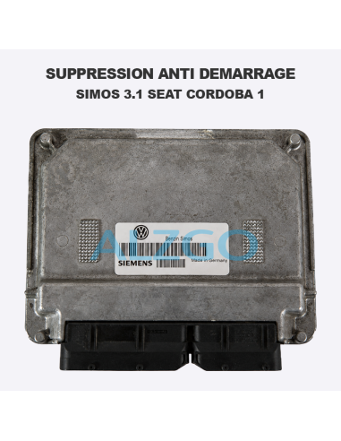 SUPPRESSION ANTI DEMARRAGE SIMOS 3.1...