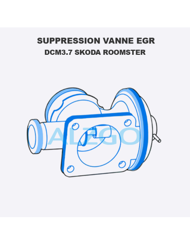 SUPPRESSION VANNE EGR DCM3.7 SKODA...