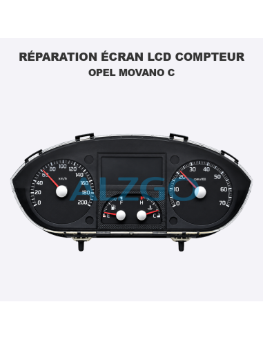 REPARATION ECRAN LCD COMPTEUR OPEL...