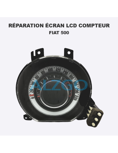 REPARATION ECRAN LCD COMPTEUR FIAT 500