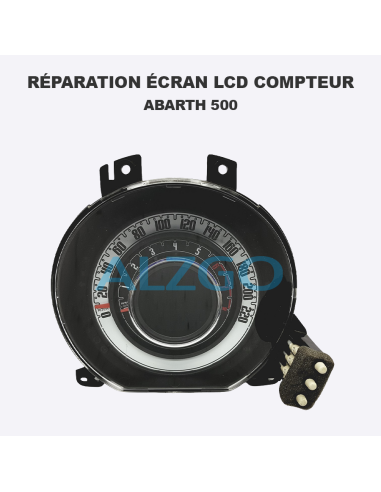 REPARATION ECRAN LCD COMPTEUR ABARTH 500