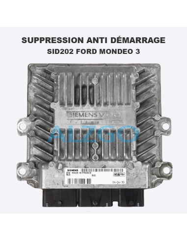 SUPPRESSION ANTI DEMARRAGE SID202...