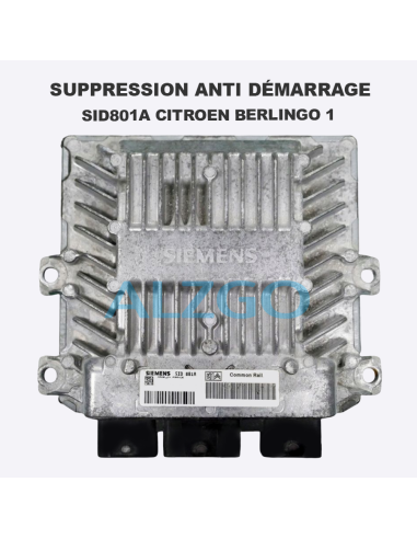 SUPPRESSION ANTI DEMARRAGE SID801A...