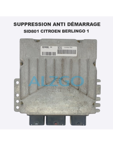 SUPPRESSION ANTI DEMARRAGE SID801...