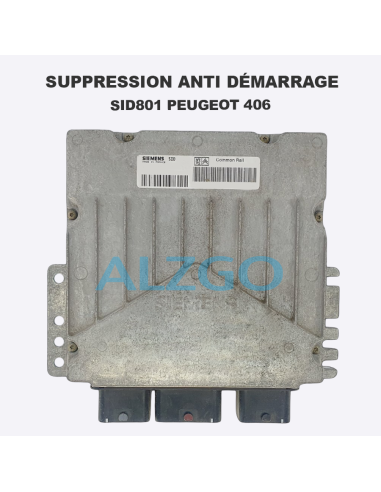 SUPPRESSION ANTI DEMARRAGE SID801...