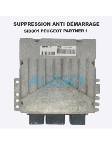 SUPPRESSION ANTI DEMARRAGE SID801...