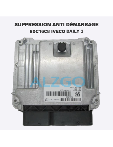 SUPPRESSION ANTI DEMARRAGE EDC16C8...