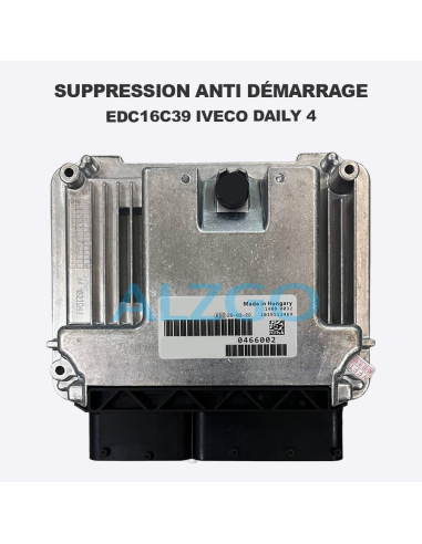 SUPPRESSION ANTI DEMARRAGE EDC16C39...