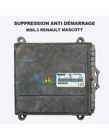 SUPPRESSION ANTI DEMARRAGE MS6.3...
