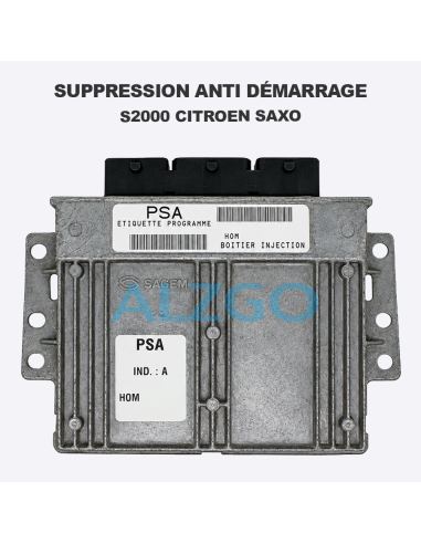 SUPPRESSION ANTI DEMARRAGE S2000...
