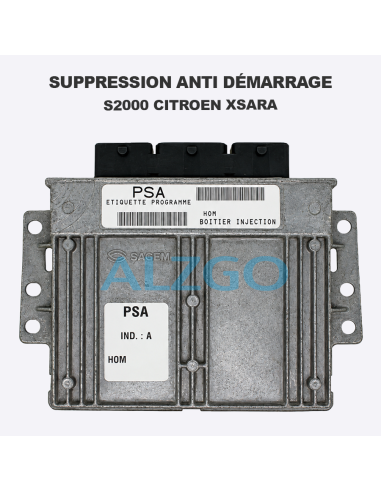SUPPRESSION ANTI DEMARRAGE S2000...