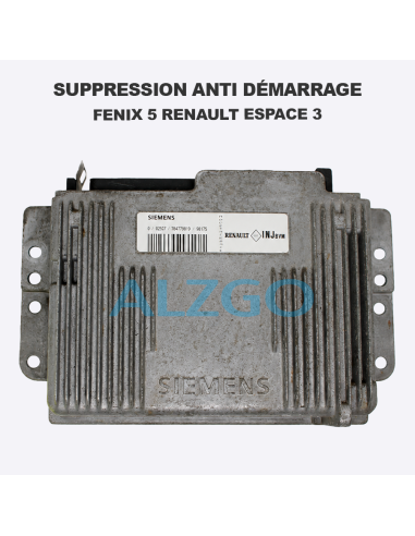 SUPPRESSION ANTI DEMARRAGE FENIX 5...
