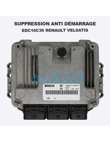 SUPPRESSION ANTI DEMARRAGE EDC16C36...