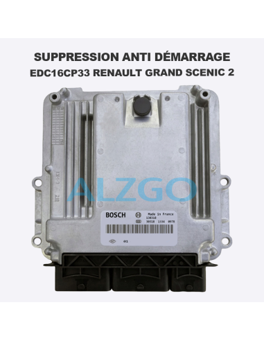 SUPPRESSION ANTI DEMARRAGE EDC16CP33...