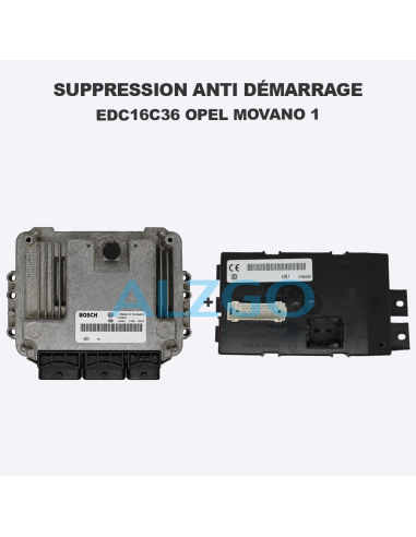 SUPPRESSION ANTI DEMARRAGE EDC16C36...
