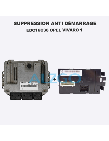 SUPPRESSION ANTI DEMARRAGE EDC16C36...