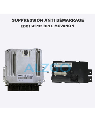 SUPPRESSION ANTI DEMARRAGE EDC16CP33...