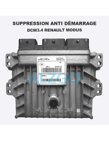 SUPPRESSION ANTI DEMARRAGE DCM3.4...