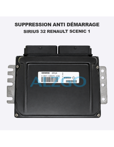 SUPPRESSION ANTI DEMARRAGE SIRIUS 32...