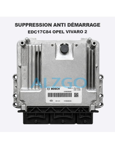 SUPPRESSION ANTI DEMARRAGE EDC17C84...