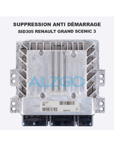 SUPPRESSION ANTI DEMARRAGE SID305...