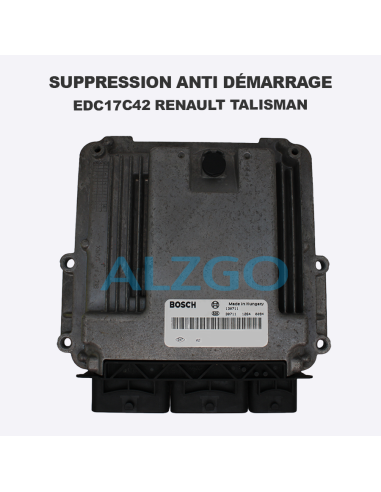 SUPPRESSION ANTI DEMARRAGE EDC17C42...