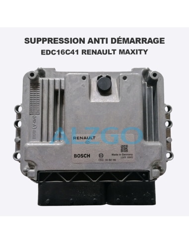 SUPPRESSION ANTI DEMARRAGE EDC16C41...