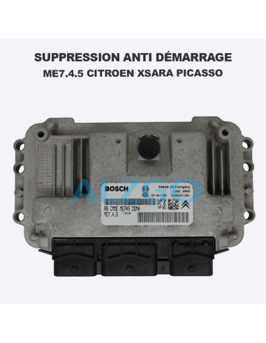 SUPPRESSION ANTI DEMARRAGE ME7.4.5...