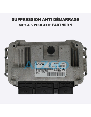 SUPPRESSION ANTI DEMARRAGE ME7.4.5...