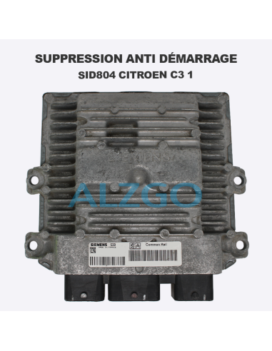 SUPPRESSION ANTI DEMARRAGE SID804...