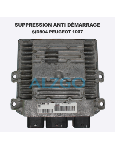 SUPPRESSION ANTI DEMARRAGE SID804...