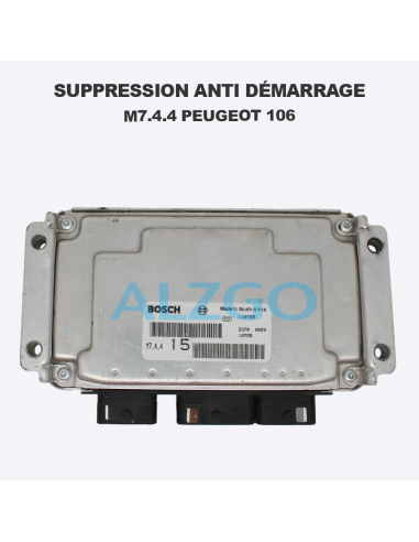 SUPPRESSION ANTI DEMARRAGE M7.4.4...