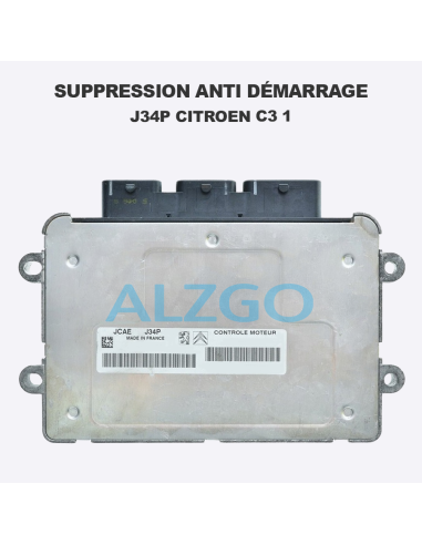 SUPPRESSION ANTI DEMARRAGE J34P...