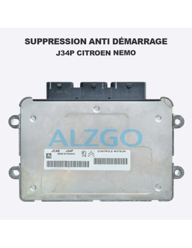 SUPPRESSION ANTI DEMARRAGE J34P...