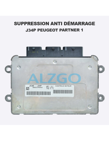 SUPPRESSION ANTI DEMARRAGE J34P...