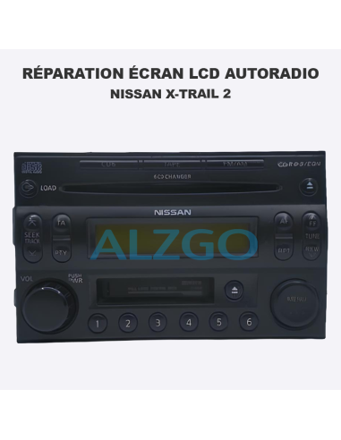 REPARATION ECRAN LCD AUTORADIO NISSAN...