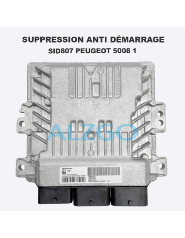SUPPRESSION ANTI DEMARRAGE SID807...