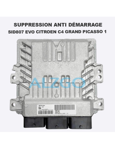 SUPPRESSION ANTI DEMARRAGE SID807 EVO...