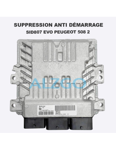 SUPPRESSION ANTI DEMARRAGE SID807 EVO...