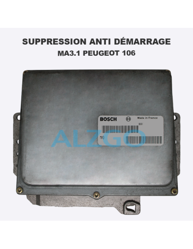 SUPPRESSION ANTI DEMARRAGE MA3.1...