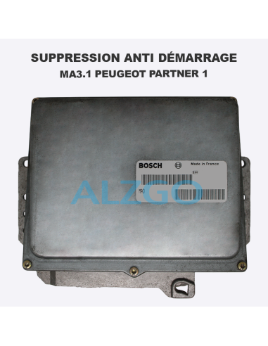 SUPPRESSION ANTI DEMARRAGE MA3.1...