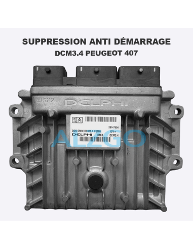 SUPPRESSION ANTI DEMARRAGE DCM3.4...