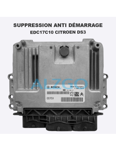 SUPPRESSION ANTI DEMARRAGE EDC17C10...